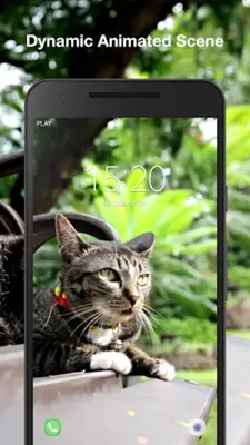 Cat Live Wallpaper android App screenshot 1