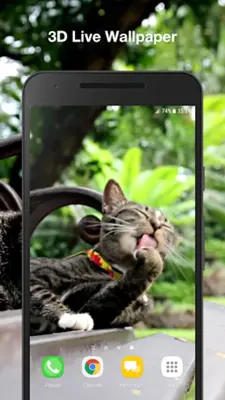 Cat Live Wallpaper android App screenshot 2